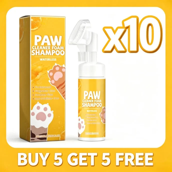 Nettoyant pour pattes d'animaux sans eau, mousse pour chiens et chats, nettoyage doux des pattes, élimine les odeurs des pattes, 100 ml, shampoing de toilettage