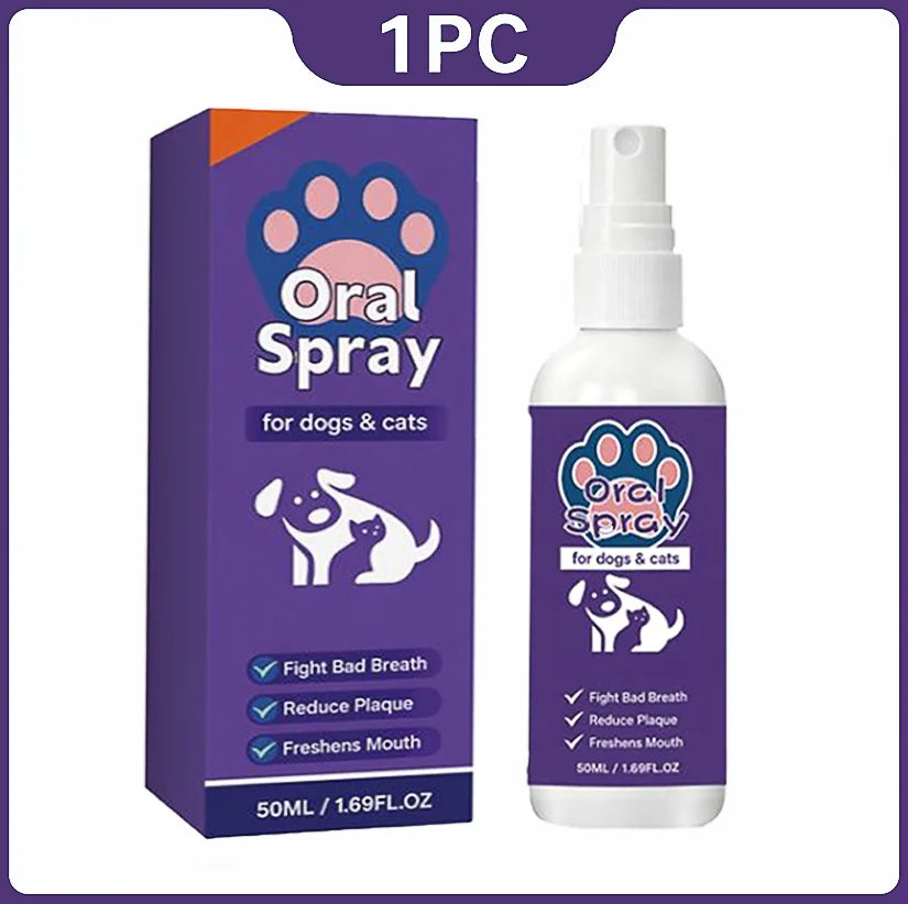 Un seul vaporisateur transforme l'haleine de votre chien de « risque biologique » en « paradis mentholé » – Pas de brosse, pas de larmes, juste des baisers joyeux.