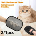 Outil d'épilation pour animaux de compagnie, gants d'élimination statique réutilisables, gants de toilettage Double face pour animaux de compagnie, élimine les poils de fourrure d'animaux pour tapis