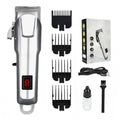 Tondeuse à poils pour animaux rechargeable par USB, faible bruit, tondeuse pour toilettage des chiens, écran LCD, 4 peignes de guidage, kit de rasage professionnel pour animaux