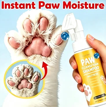 Nettoyant pour pattes d'animaux sans eau, mousse pour chiens et chats, nettoyage doux des pattes, élimine les odeurs des pattes, 100 ml, shampoing de toilettage