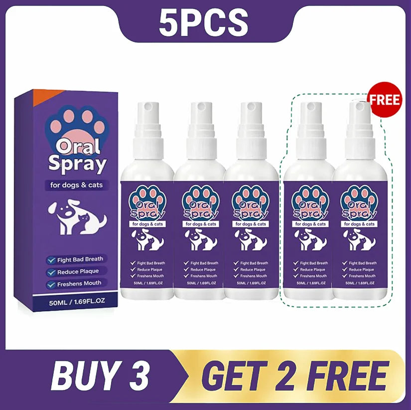 Un seul vaporisateur transforme l'haleine de votre chien de « risque biologique » en « paradis mentholé » – Pas de brosse, pas de larmes, juste des baisers joyeux.